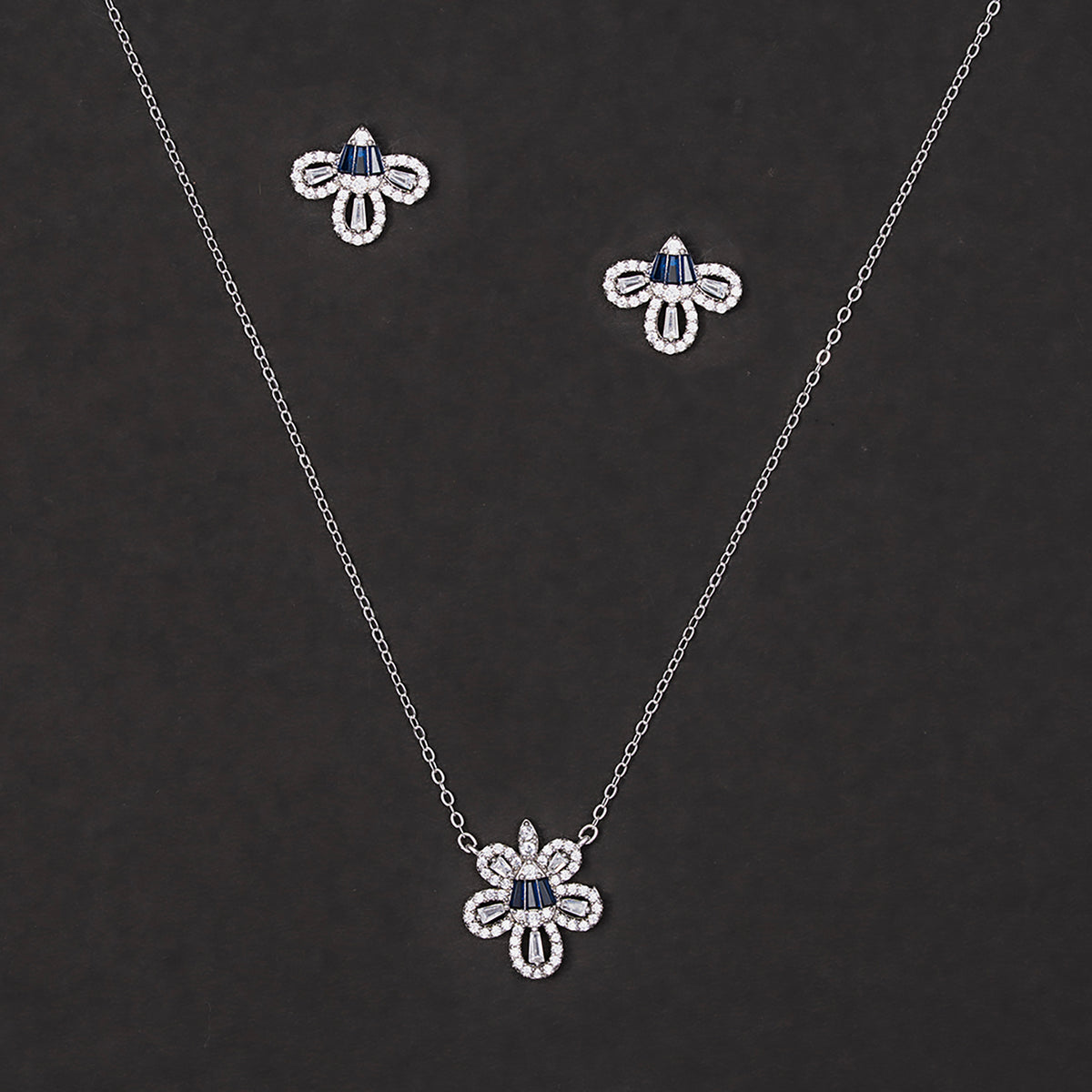 Regal Floral Sparkle 925 sterling silver
