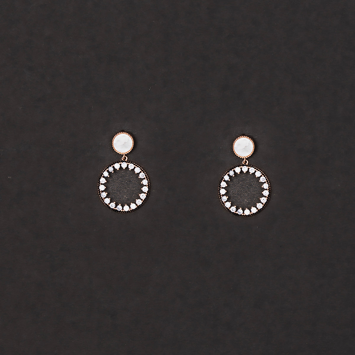Circle of Sparkle, Touch of Grace Earrings 925 sterling silver
