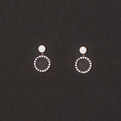 Circle of Sparkle, Touch of Grace Earrings 925 sterling silver
