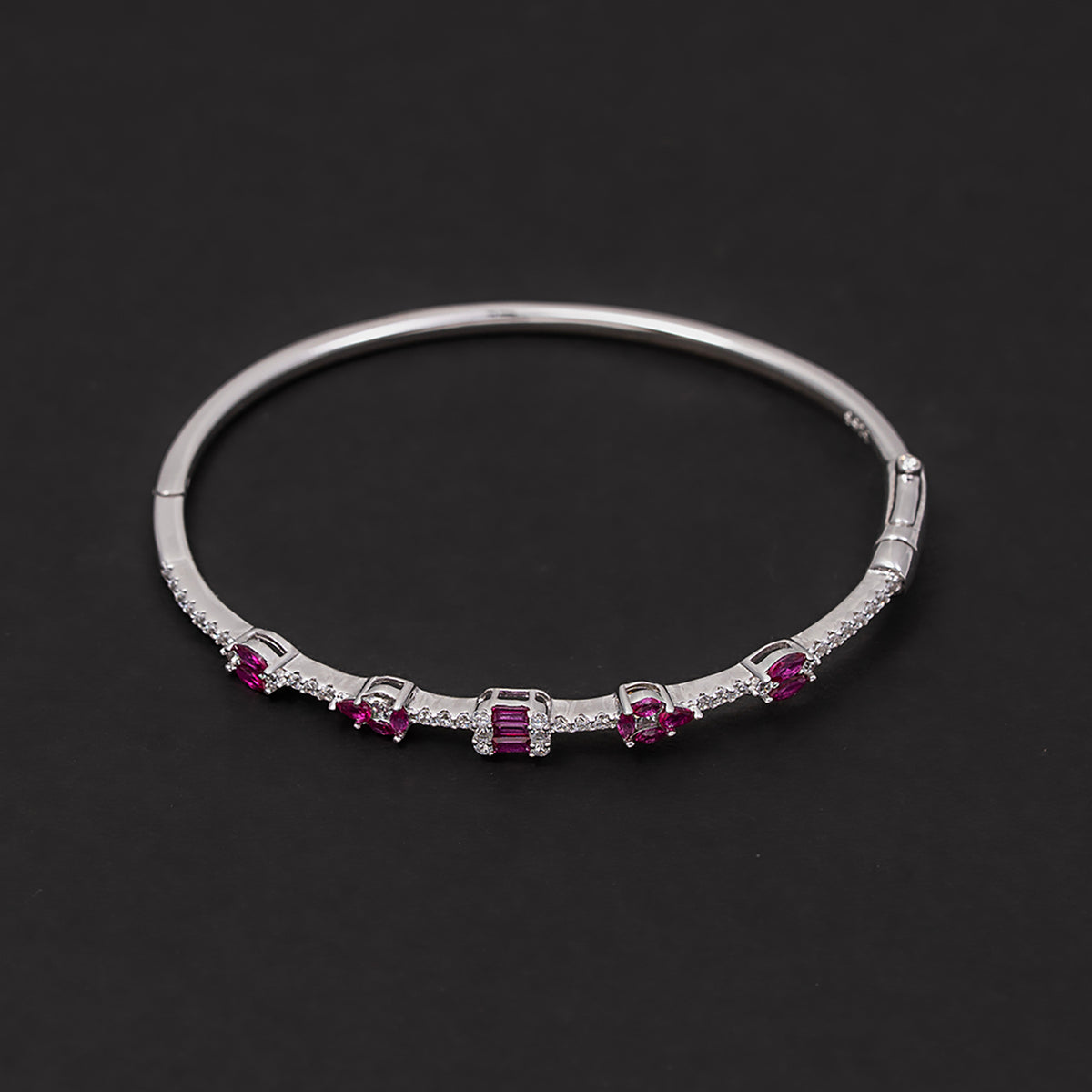 Geometric Teardrop & Pearl kada 925 sterling silver