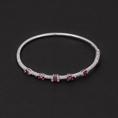 Geometric Teardrop & Pearl kada 925 sterling silver
