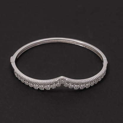 Geometric with Ruby-Red Accents kada 925 sterling silver
